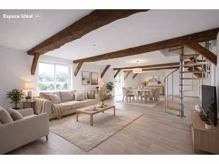 dozulé - maison de caractère - 145 m2 - 1 suite parentale - 2 chambres - terrain 3000 m2 e