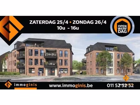 aangepast voor mindervaliden/ouderen: gelijkvloers appartement met 2 slaapkamers en gezell