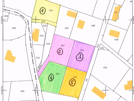 achat terrain 1 156m² paray le monial 71600