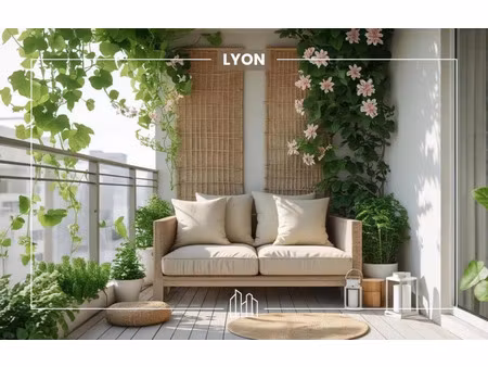 vente appartement neuf 3 pièces 63m2 lyon 2eme - 425000 € - surface privée