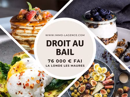 vente local commercial 2 pièces 104m2 la londe-les-maures 83250 - 76000 € - surface privée