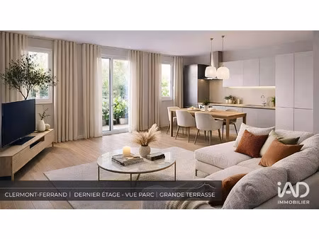 vente appartement 5 pièces 124 m² clermont-ferrand (63100)