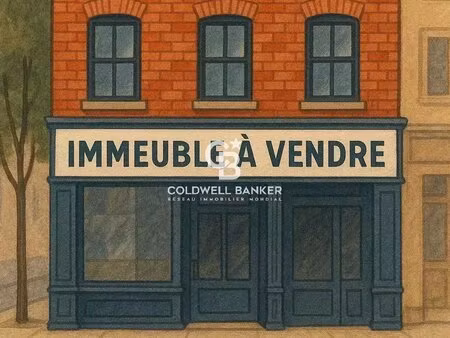 a vendre immeuble avec commerce  2 studios et 1 appartement