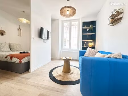 studio meublé rénové à neuf – gonfaron centre