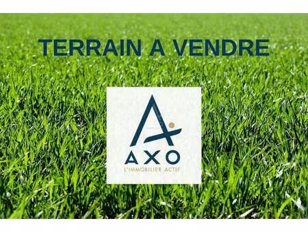 terrain constructible viabilisé à vendre