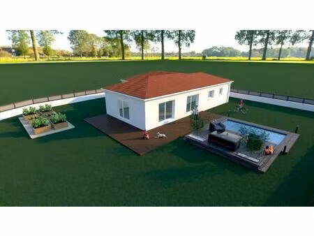 terrain avec maison neuve à vendre