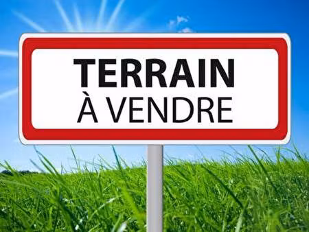 terrain constructible viabilisé à vendre
