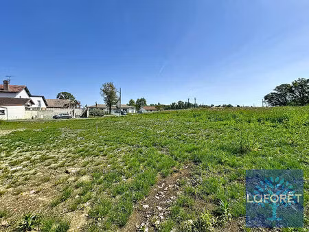 terrain 1709 m2 saugnac et cambran