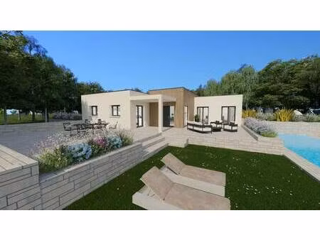 terrain avec maison neuve à vendre