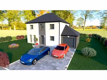 terrain avec maison neuve à vendre
