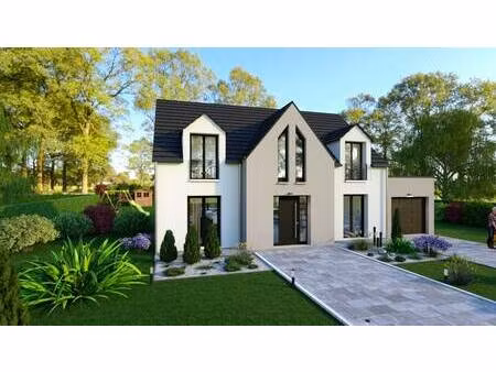 terrain avec maison neuve à vendre