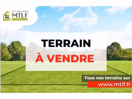 terrain constructible à vendre