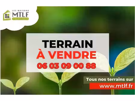 terrain constructible à vendre