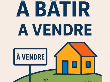 terrain constructible à vendre
