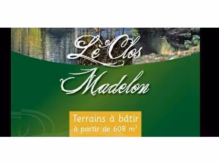 terrain constructible viabilisé à vendre