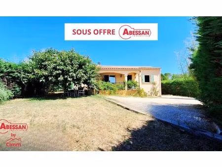 vente maison ribaute les tavernes  92m² 4 pièces 235 000€ avec terrasse