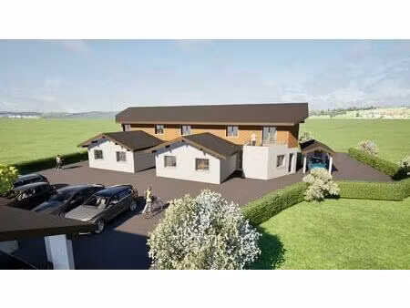 villa jumelée neuve à draillant avec jardin