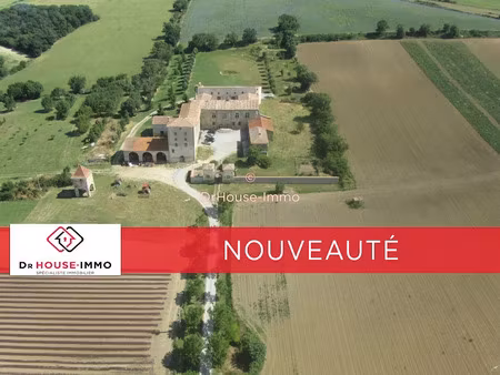 vente château 22 pièces 550 m² à lasbordes (11400)  1 250 000 €