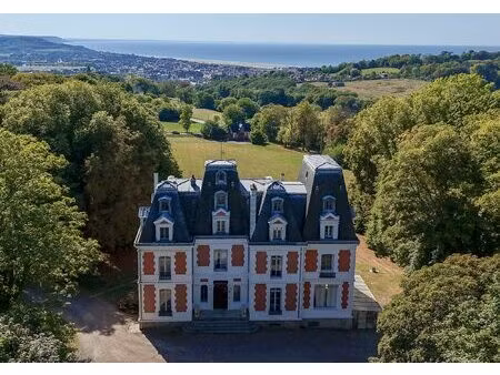 exclusivite - exceptionnel chateau de 1866 avec parc vue mer pan