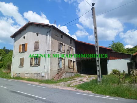 vente maison 4 pièces 100 m² à cours-la-ville (69470)  77 000 €