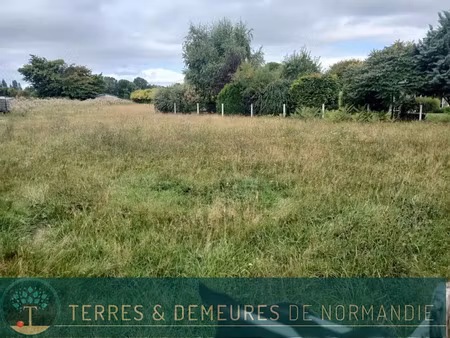 vente terrain 1100 m² à beuzeville (27210)  56 000 €