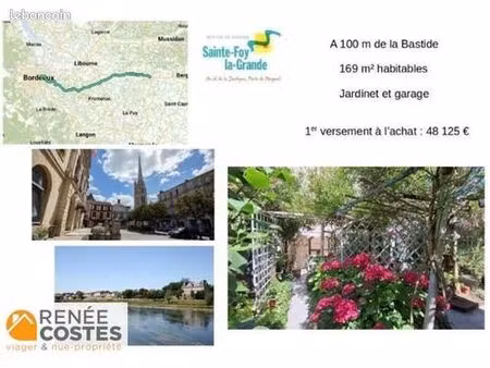 maison de ville en viager 6 pièces 100 m²