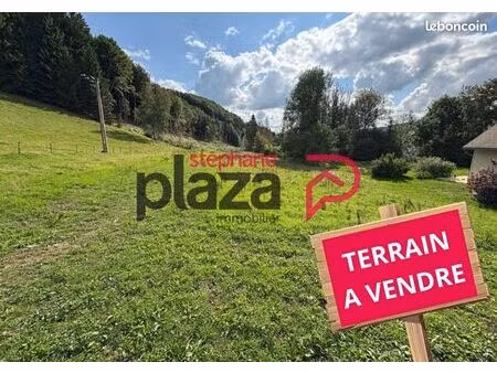 terrain 1739 m² foncine le haut