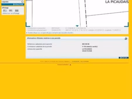 terrain 4150m2 boise sur plesse