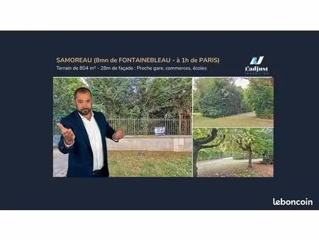 terrain 804 m² samoreau