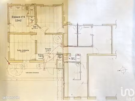 local 54 m² belin-béliet
