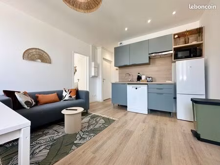 t2 cosy meublé  rénové à neuf  tout équipé