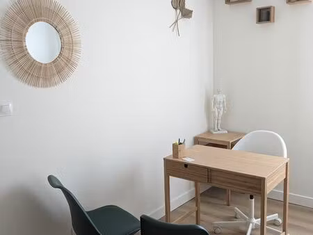 location cabinet partagé 15 m2 le lundi