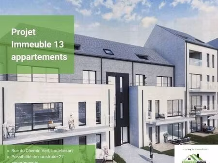 projet de construction immeubles 13 appartements + 6