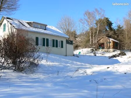maison (4 logements) + chalet  sur terrain arboré de 1200m2