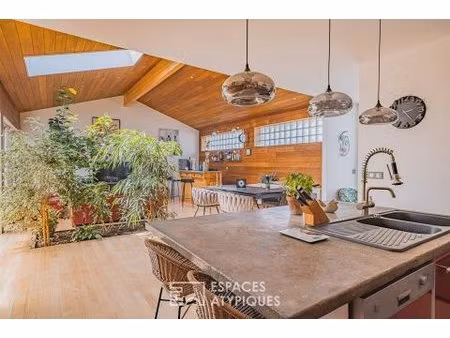 villa en dialogue avec la nature au centre de la teste