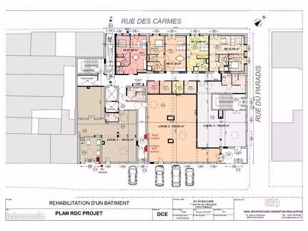 tres grand immeuble commercial plus de 1000m2