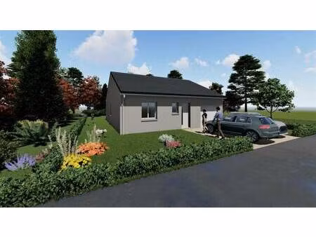 terrain avec maison neuve à vendre