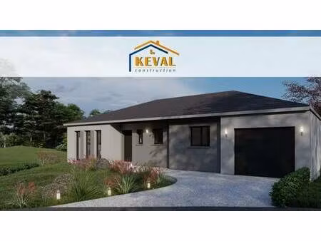 terrain avec maison neuve à vendre