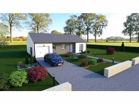 terrain avec maison neuve à vendre