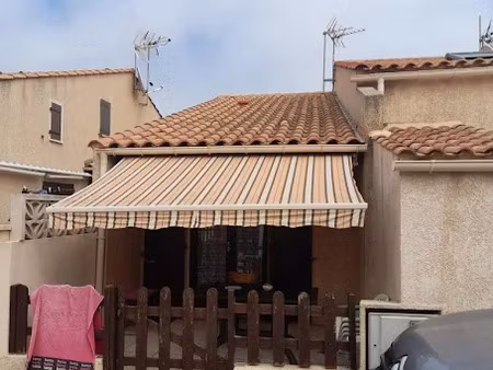 location meublée maison 2 pièces 20 m² à gruissan (11430)  400 €