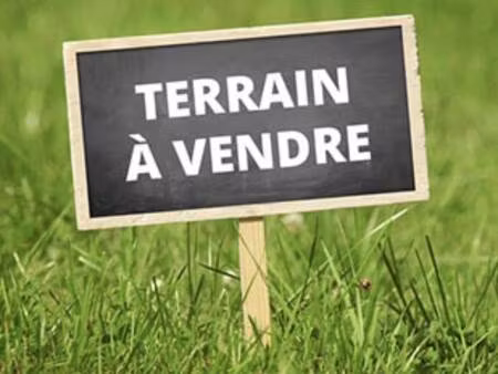 terrain constructible viabilisé à vendre