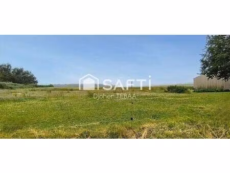 terrain constructible viabilisé à vendre