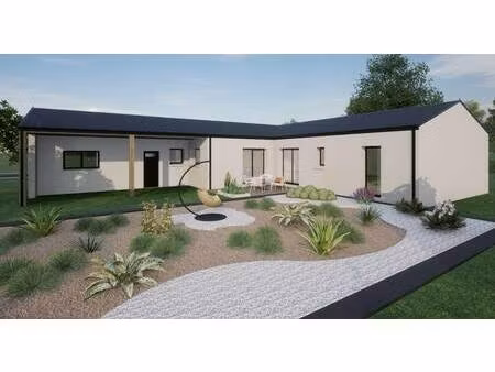 terrain avec maison neuve à vendre