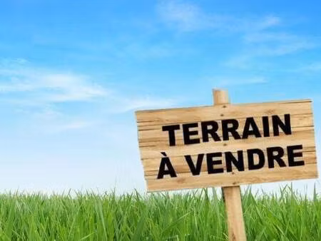 terrain constructible viabilisé à vendre