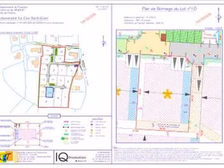 vente terrain à bénodet (29950) : à vendre / 487m² bénodet