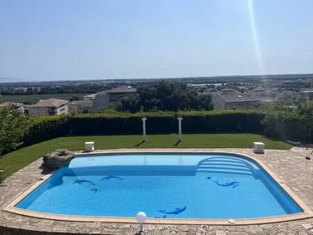 villa t6 avec piscine - vue mer - lucciana