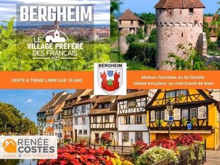 vente à terme libre sur 120 mois - bergheim (68750)