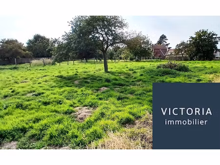 a vendre terrain constructible de 1000m2 - belleville sur