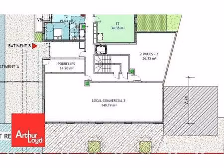 local commercial à vendre