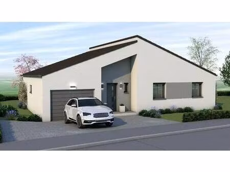 terrain avec maison neuve à vendre